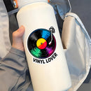 Vinyl Lover CD Stickers for Laptops and Water Bottles Customizable