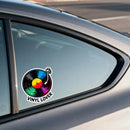 Vinyl Lover CD Stickers for Laptops and Water Bottles Customizable