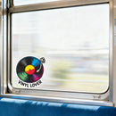 Vinyl Lover CD Stickers for Laptops and Water Bottles Customizable