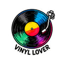 Vinyl Lover CD Stickers for Laptops and Water Bottles Customizable