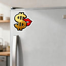 Kissing dollar stickers suitable for water bottles and suitcases customizable