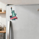 Statue of Liberty sticker vinyl suitable for luggage window display customizable