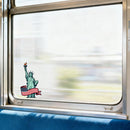 Statue of Liberty sticker vinyl suitable for luggage window display customizable
