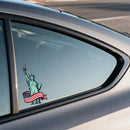 Statue of Liberty sticker vinyl suitable for luggage window display customizable