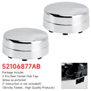 2X Rear Center Hub Cap For Dodge Ram 3500 Pickup Dually 03-18 52106877AB