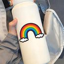 Rainbow vinyl stickers suitable for luggage water bottles notebooks Customizable