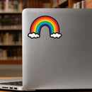 Rainbow vinyl stickers suitable for luggage water bottles notebooks Customizable