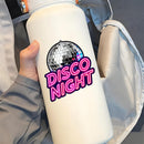 Disco Night stickers made of vinyl material suitable for suitcases and laptops