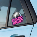 Disco Night stickers made of vinyl material suitable for suitcases and laptops