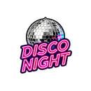 Disco Night stickers made of vinyl material suitable for suitcases and laptops