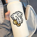 Dollar sign stickers suitable for laptops water bottles and luggage customizable
