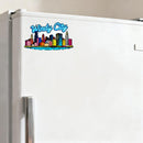 Windy City stickers made of vinyl material suitable for luggage laptops etc