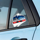 Snowy mountain skateboard stickers suitable for luggage water bottles etc