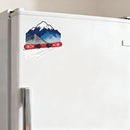 Snowy mountain skateboard stickers suitable for luggage water bottles etc