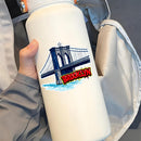 Brooklyn Bridge sticker made of vinyl suitable for laptops and suitcases