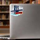 Brooklyn Bridge sticker made of vinyl suitable for laptops and suitcases
