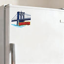 Brooklyn Bridge sticker made of vinyl suitable for laptops and suitcases