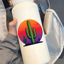 Desert sunset and cactus stickers suitable for cars luggage laptops etc