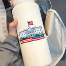 White House stickers from the USA suitable for luggage laptops water bottles etc