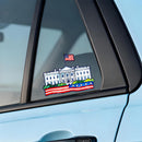 White House stickers from the USA suitable for luggage laptops water bottles etc