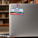White House stickers from the USA suitable for luggage laptops water bottles etc