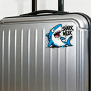 Shark cartoon stickers made of vinyl material suitable for luggage and laptops