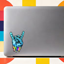 Rock and Roll sign Stickers Personalized Vinyl Stickers for Luggagas Windows