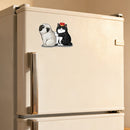 Cats and Dogs Waterproof Vinyl Stickers for Windows Luggages Cars Customizable