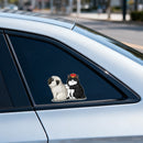 Cats and Dogs Waterproof Vinyl Stickers for Windows Luggages Cars Customizable