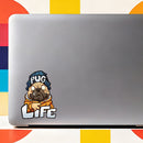 Angry Pug Stickers Made of Vinyl Suitable for Laptops Water Bottles Customizable