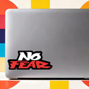 NO FEAR Waterproof Vinyl Stickers for Luggagas Windows Luggages Customizable
