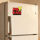 FOX KIDS Waterproof Vinyl Stickers for Luggagas Windows Luggages Customizable