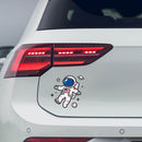 NASA astronaut vinyl stickers suitable for cars luggage laptops and customizable