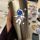 NASA astronaut vinyl stickers suitable for cars luggage laptops and customizable