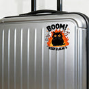 Flame kitten vinyl sticker suitable for cars luggage laptops customizable