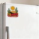 Sun and desert themed vinyl stickers suitable for luggage laptops cars etc