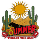 Sun and desert themed vinyl stickers suitable for luggage laptops cars etc