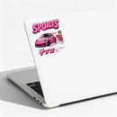 Sports car vinyl stickers suitable for cars luggage water bottles etc
