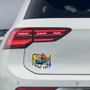 Road trip vinyl stickers suitable for cars luggage refrigerators etc