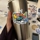 Road trip vinyl stickers suitable for cars luggage refrigerators etc