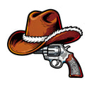 Western cowboy vinyl stickers suitable for skateboards water bottles and laptops