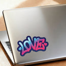 LOVE Waterproof Vinyl Stickers for Luggagas Windows Luggages Cars Customizable
