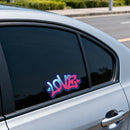 LOVE Waterproof Vinyl Stickers for Luggagas Windows Luggages Cars Customizable