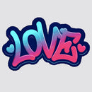 LOVE Waterproof Vinyl Stickers for Luggagas Windows Luggages Cars Customizable