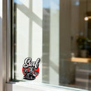 Vinyl Stickers Waterproof Sunproof Self-Adhesive for Laptop Car Glass Luggage Wall