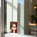 Santa Claus Vinyl Stickers Waterproof Sunproof for Laptop Car Glass Luggage Wall