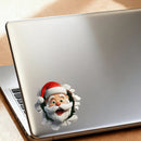 Santa Claus Vinyl Stickers Waterproof Personalized for Laptop Car Glass Luggage