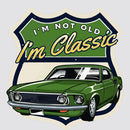 Classic Car Vinyl Stickers Waterproof Personalized for Laptop Car Glass Luggage