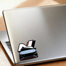 Vinyl Stickers Waterproof Sunproof Customizable for Laptop Glass Luggage Car