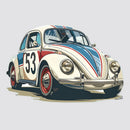 Volkswagen Beetle No.43 Stickers for Trucks Waterproof for Laptop Glass Luggage